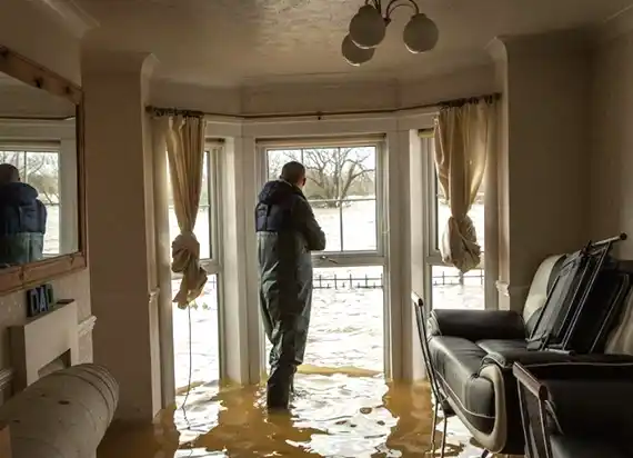 water damage restoration service East Williston